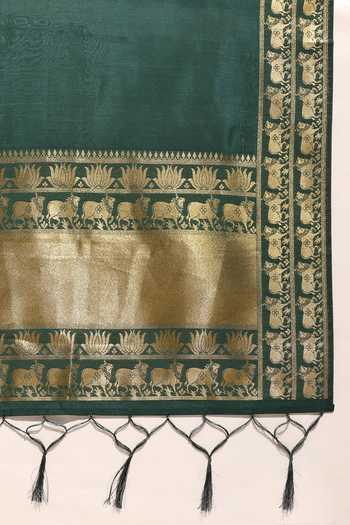 South Indian Festival Traditional Half Saree (Lotus)
