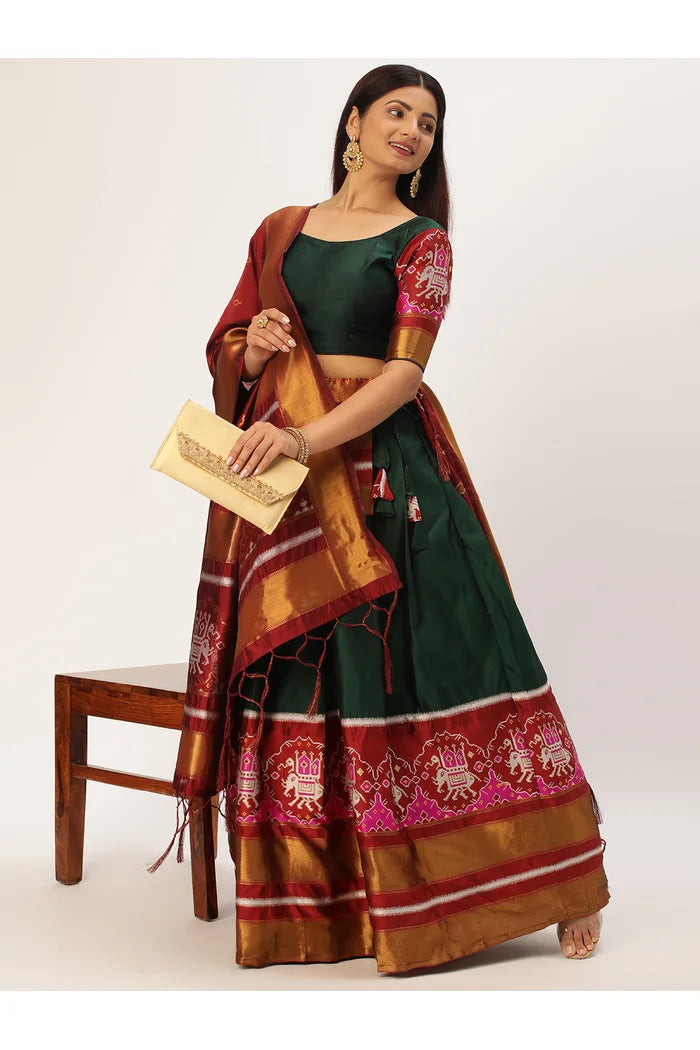 South Indian Festival Traditional Half Saree (Dharmi)