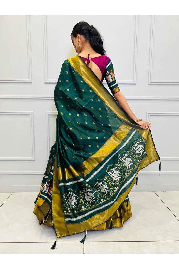 South Indian Festival Traditional Half Saree (Avani)