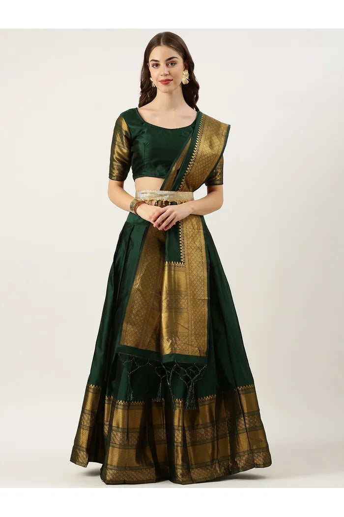 South Indian Festival Traditional Half Saree (NarayanPet)