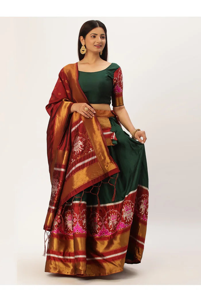 South Indian Festival Traditional Half Saree (Dharmi)