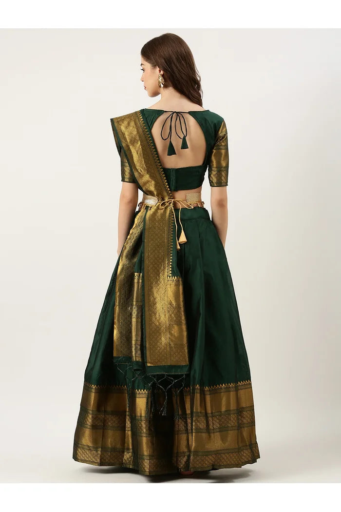South Indian Festival Traditional Half Saree (NarayanPet)