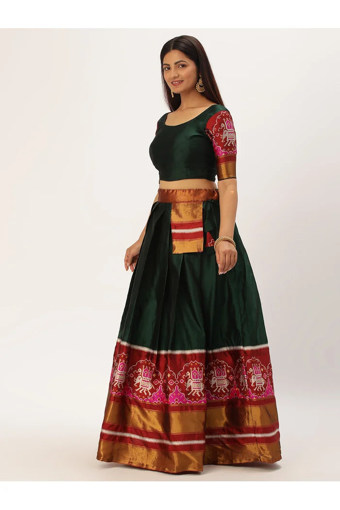 South Indian Festival Traditional Half Saree (Dharmi)