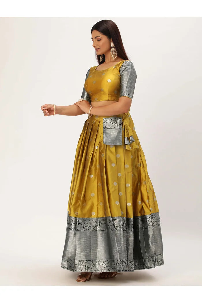 South Indian Festival Traditional Half Saree (Nehal)