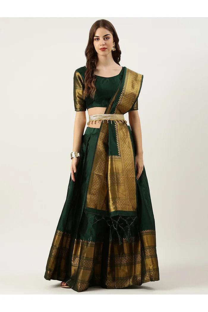 South Indian Festival Traditional Half Saree (NarayanPet)