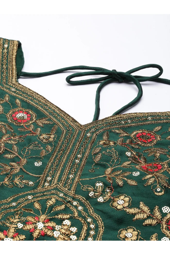 దక్షిణ భారత పండుగ సాంప్రదాయ హాఫ్ చీర (ప్రేక్షు)