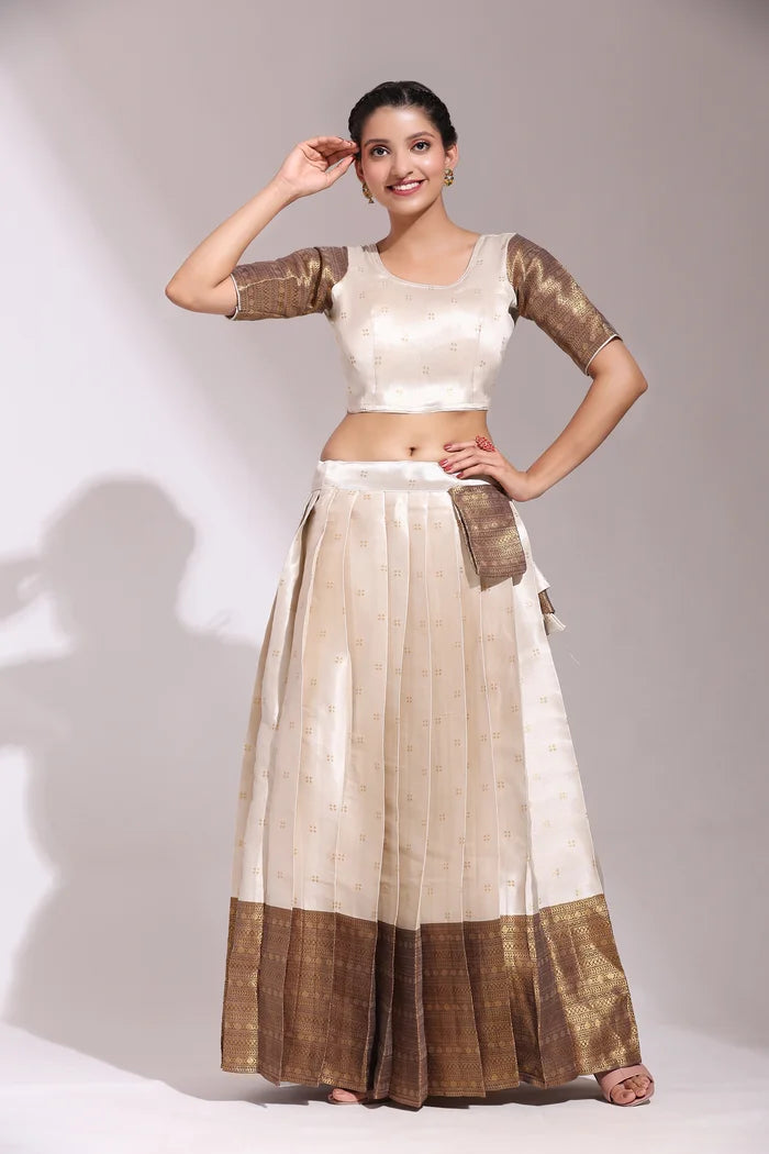South Indian Festival Traditional Half Saree (Yogeshwari)