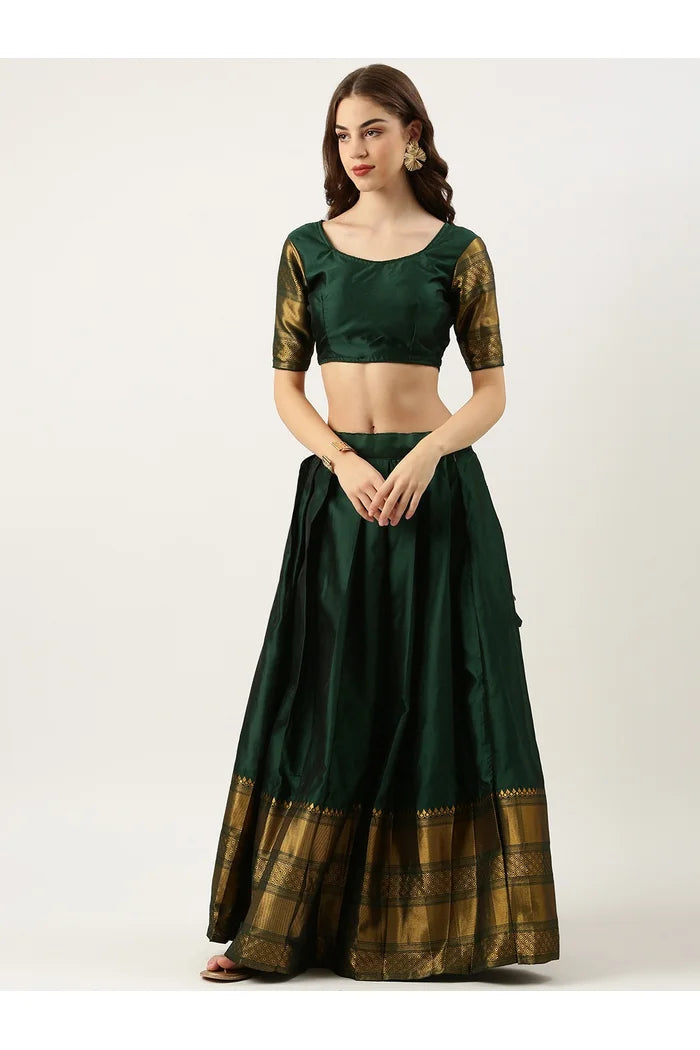 South Indian Festival Traditional Half Saree (NarayanPet)