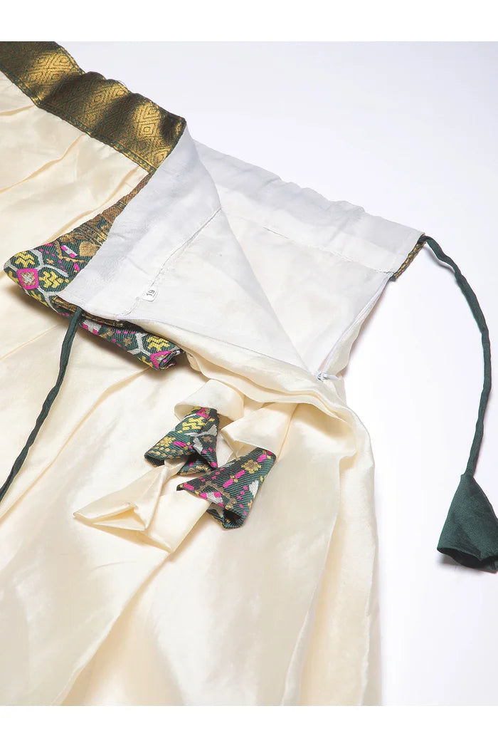 South Indian Festival Traditional Half Saree (Patola)