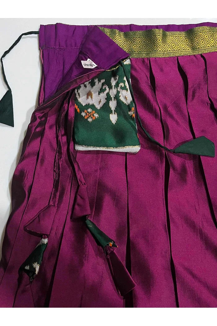 South Indian Festival Traditional Half Saree (Avani)