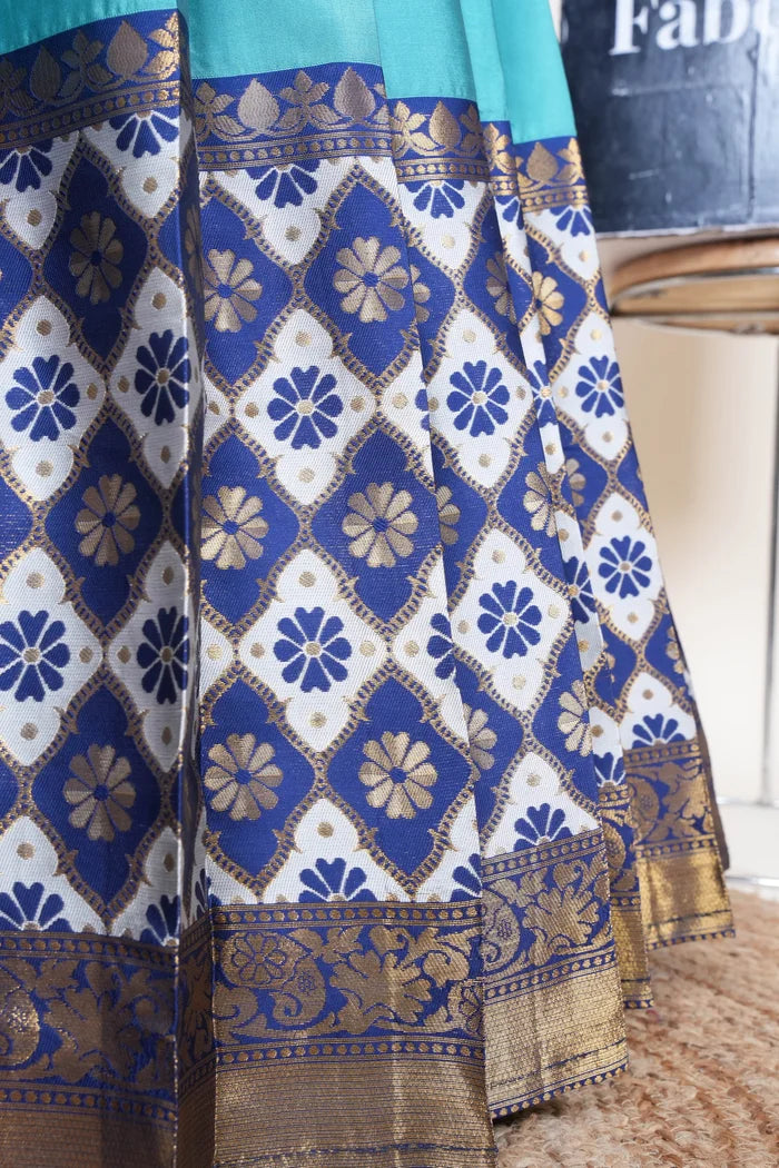 OnlinePattu South Indian Festival Traditional Half Saree