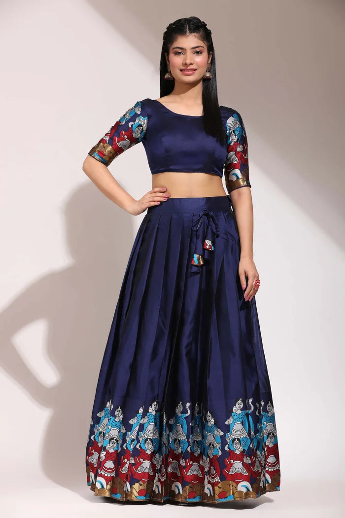 South Indian Festival Traditional Half Saree (Dhingli)