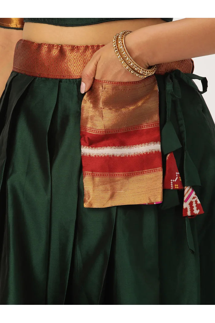 South Indian Festival Traditional Half Saree (Dharmi)