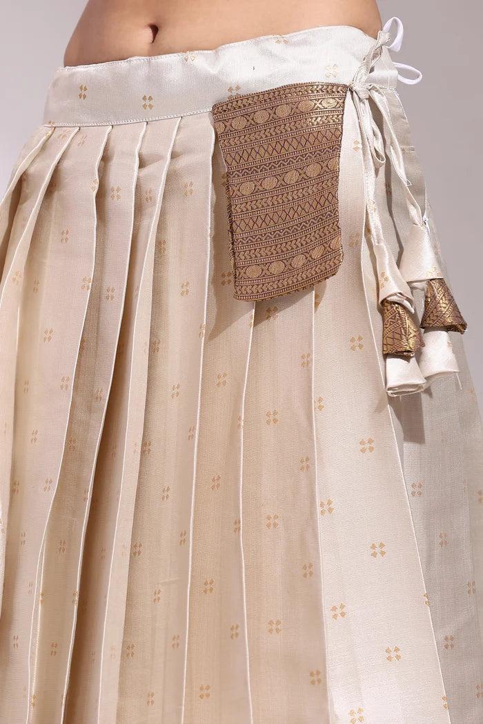 South Indian Festival Traditional Half Saree (Yogeshwari)