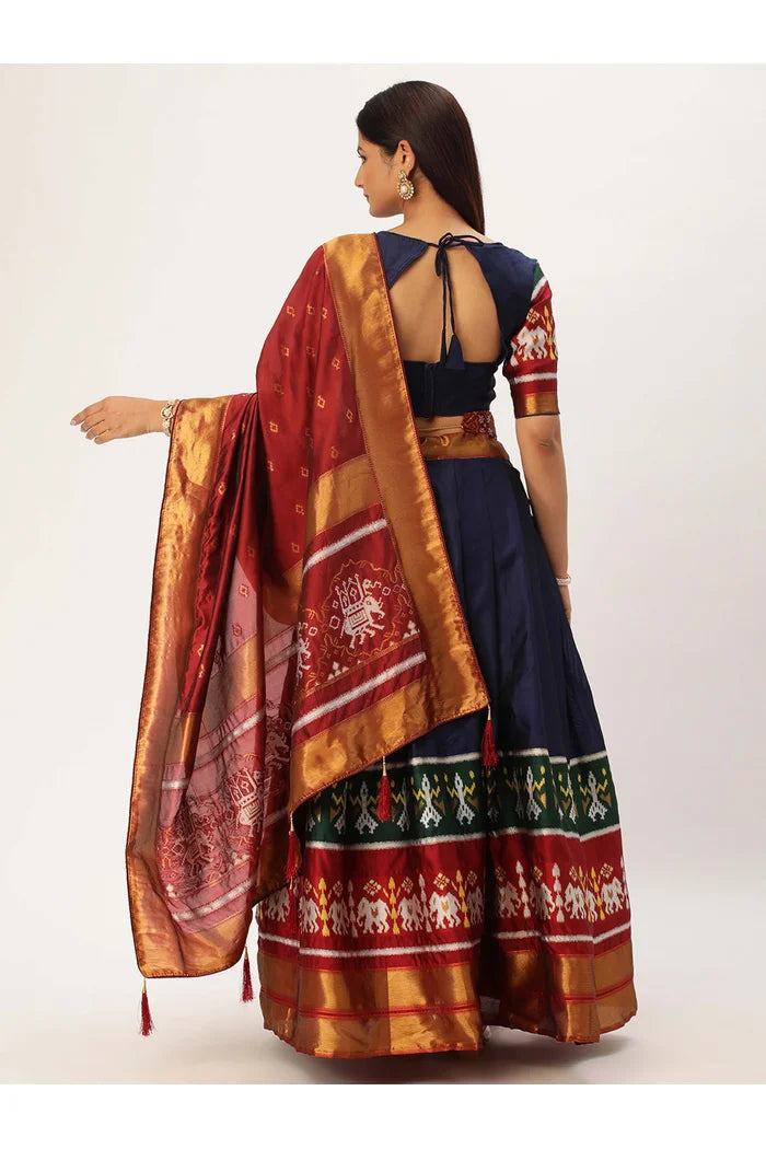 South Indian Festival Traditional Half Saree (Avani)