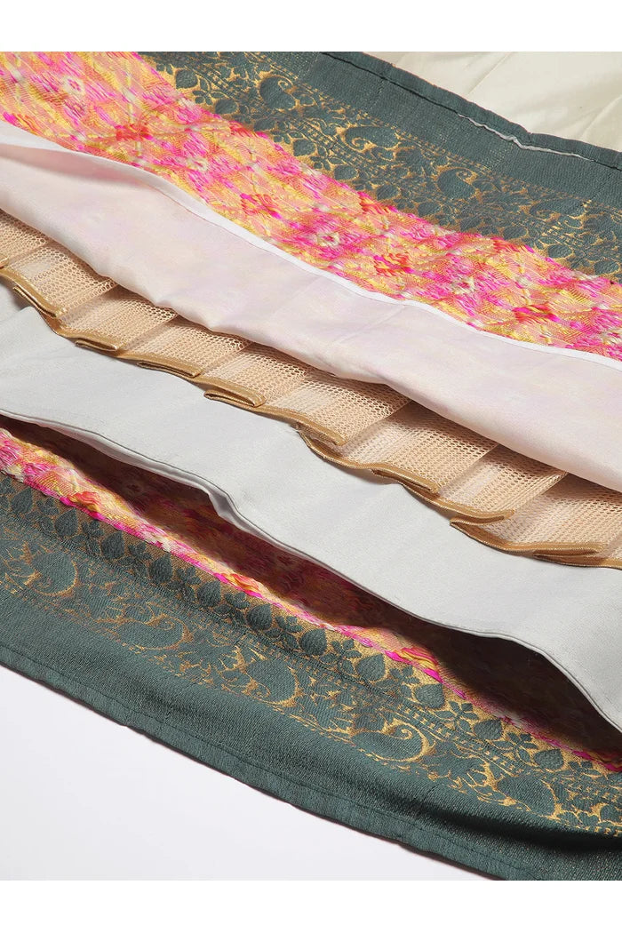 South Indian Festival Traditional Half Saree (Patola)