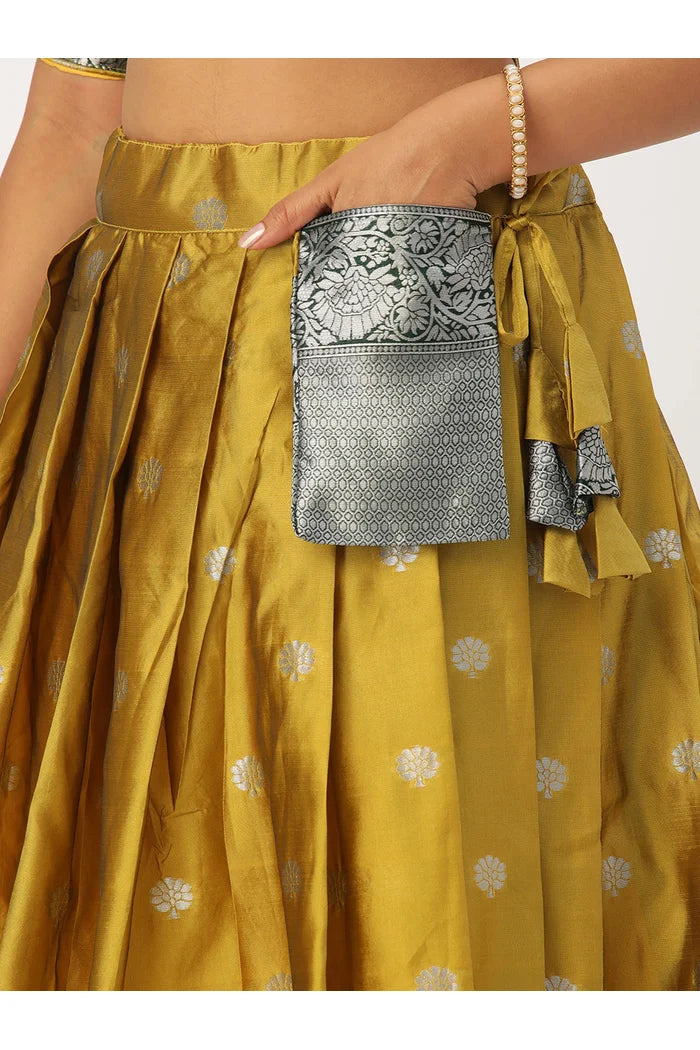 South Indian Festival Traditional Half Saree (Nehal)