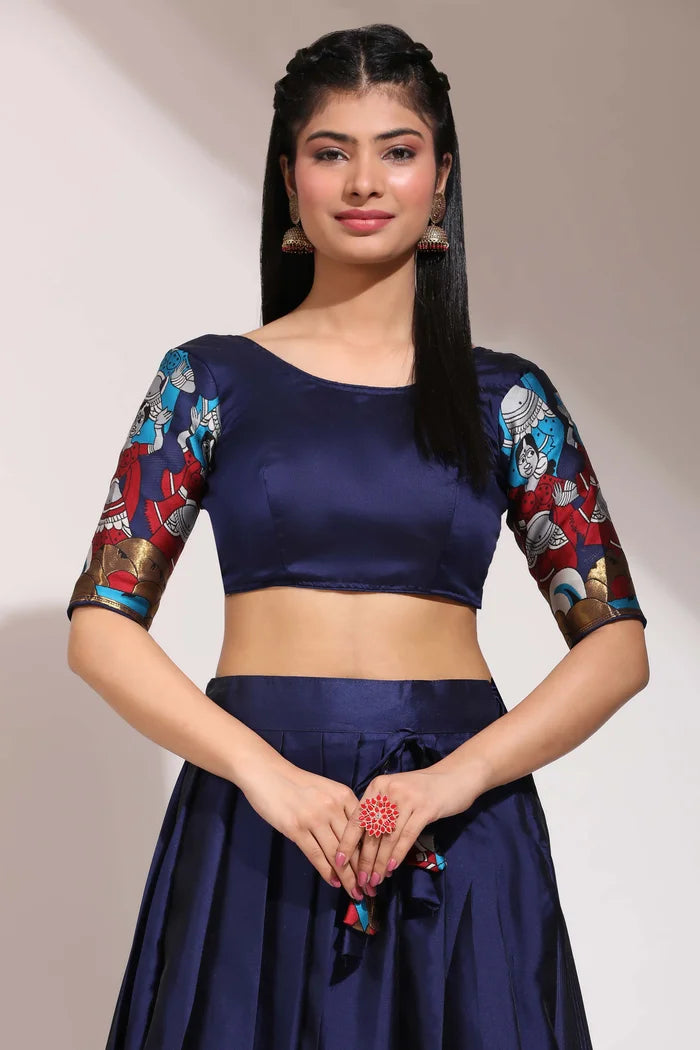 South Indian Festival Traditional Half Saree (Dhingli)