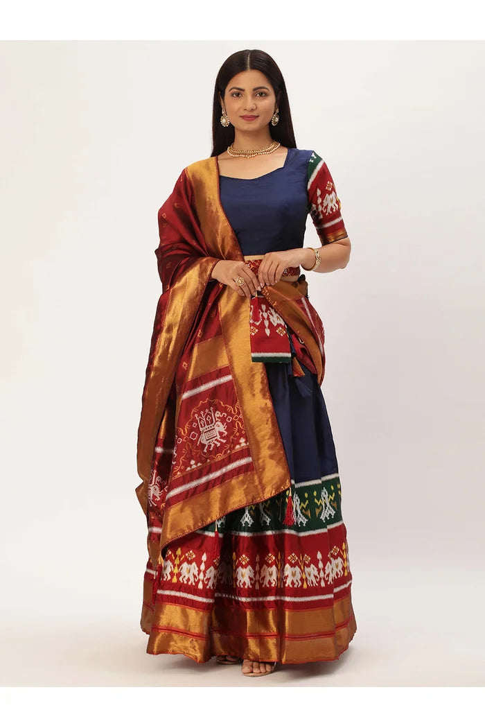 South Indian Festival Traditional Half Saree (Avani)
