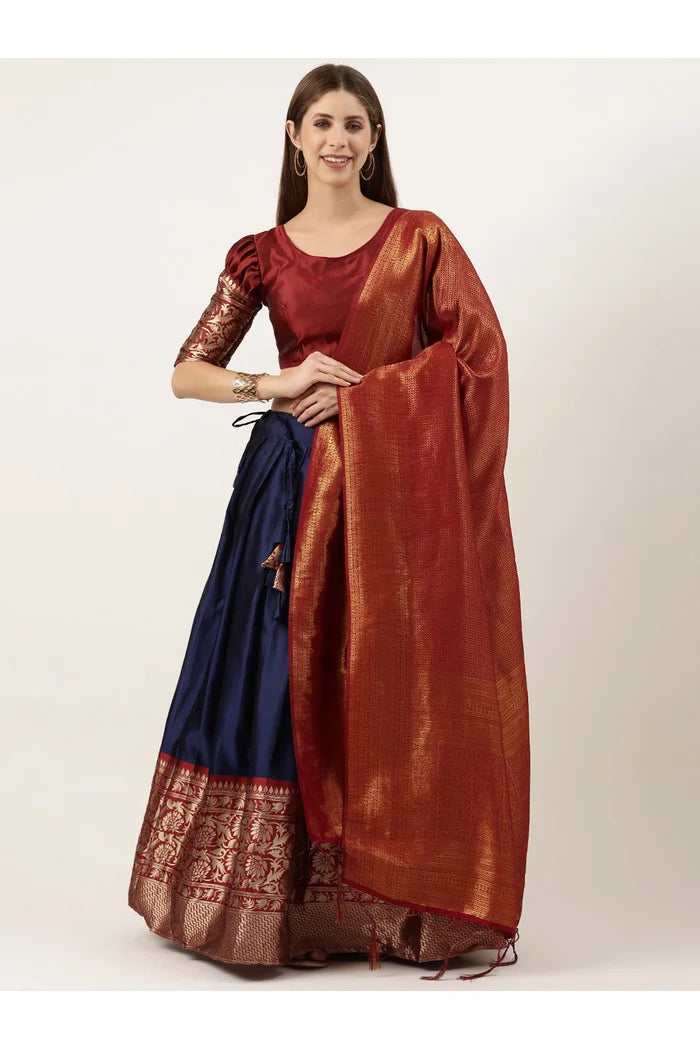 South Indian Festival Traditional Half Saree (Purnima)