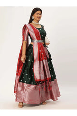 South Indian Festival Traditional Half Saree (Nehal)