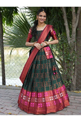 South Indian Festival Traditional Half Saree (MultiBox)
