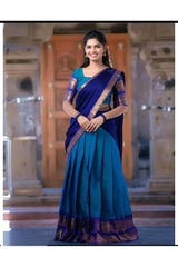 South Indian Festival Traditional Half Saree (YenuguPAttu)