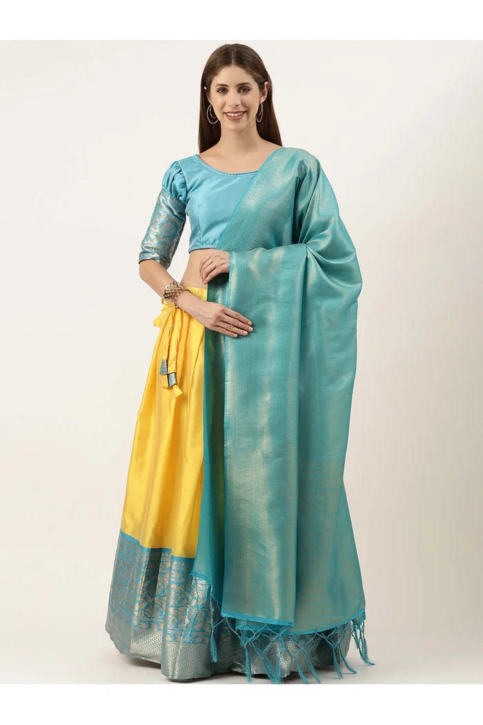South Indian Festival Traditional Half Saree (Purnima)
