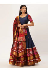 South Indian Festival Traditional Half Saree (Dharmi)