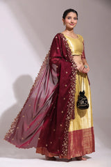 South Indian Festival Traditional Half Saree (Yogeshwari)