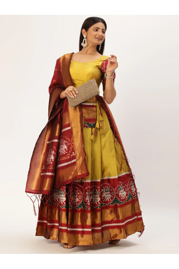 South Indian Festival Traditional Half Saree (Dharmi)