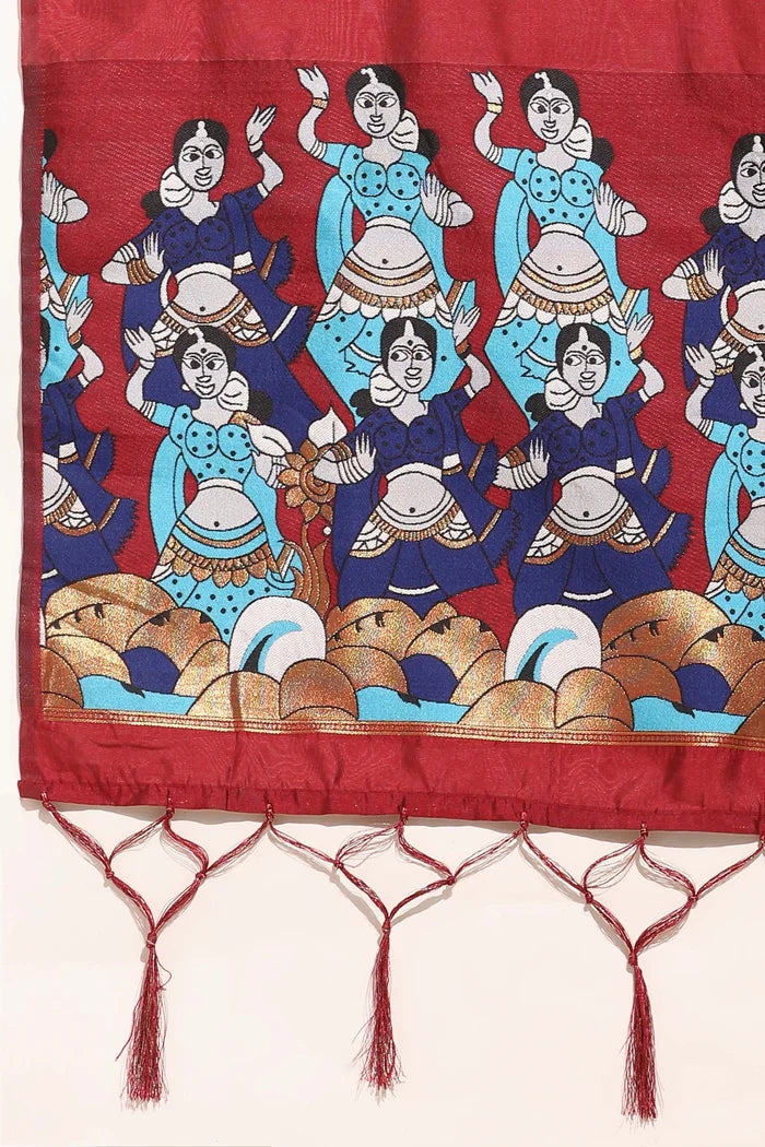 South Indian Festival Traditional Half Saree (Dhingli)