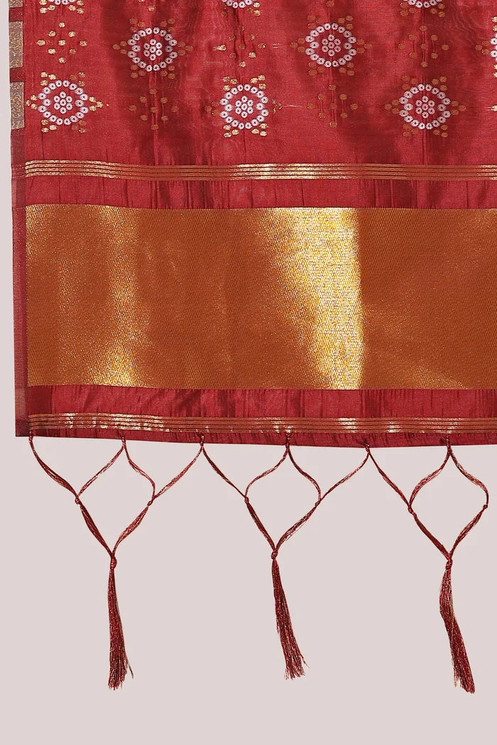 South Indian Festival Traditional Half Saree (PushpaBandhini)