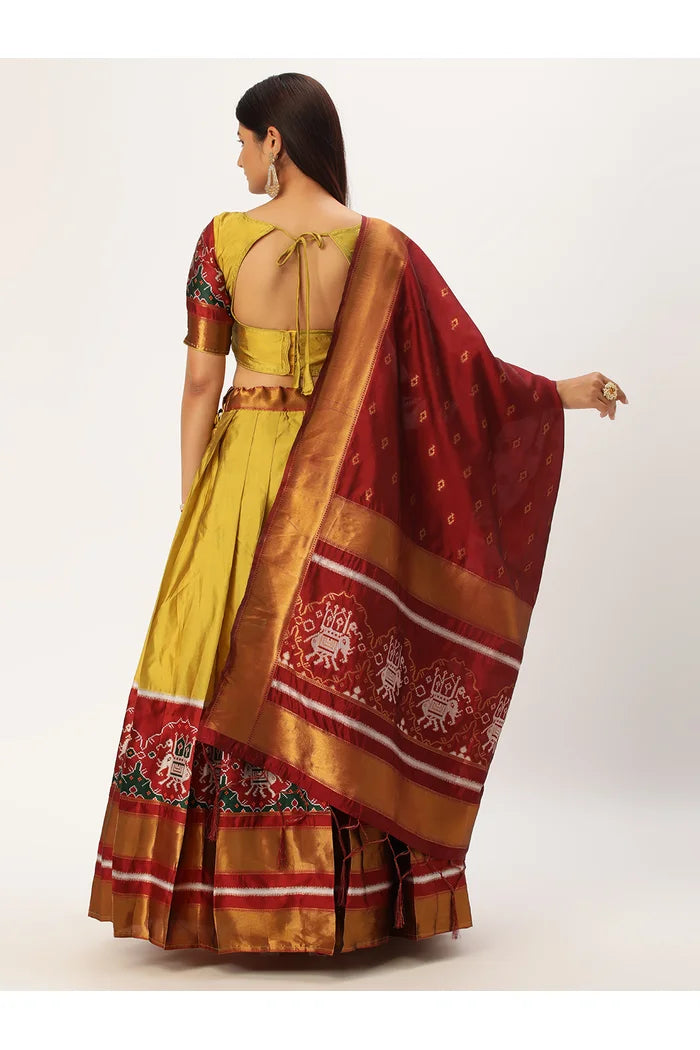 South Indian Festival Traditional Half Saree (Dharmi)