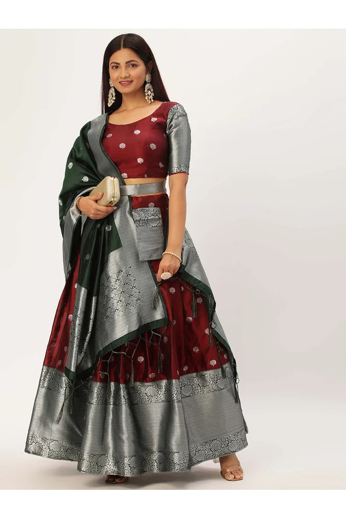 South Indian Festival Traditional Half Saree (Nehal)