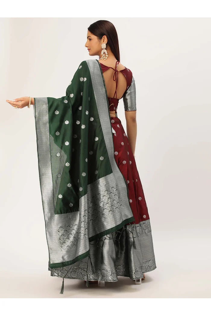 South Indian Festival Traditional Half Saree (Nehal)