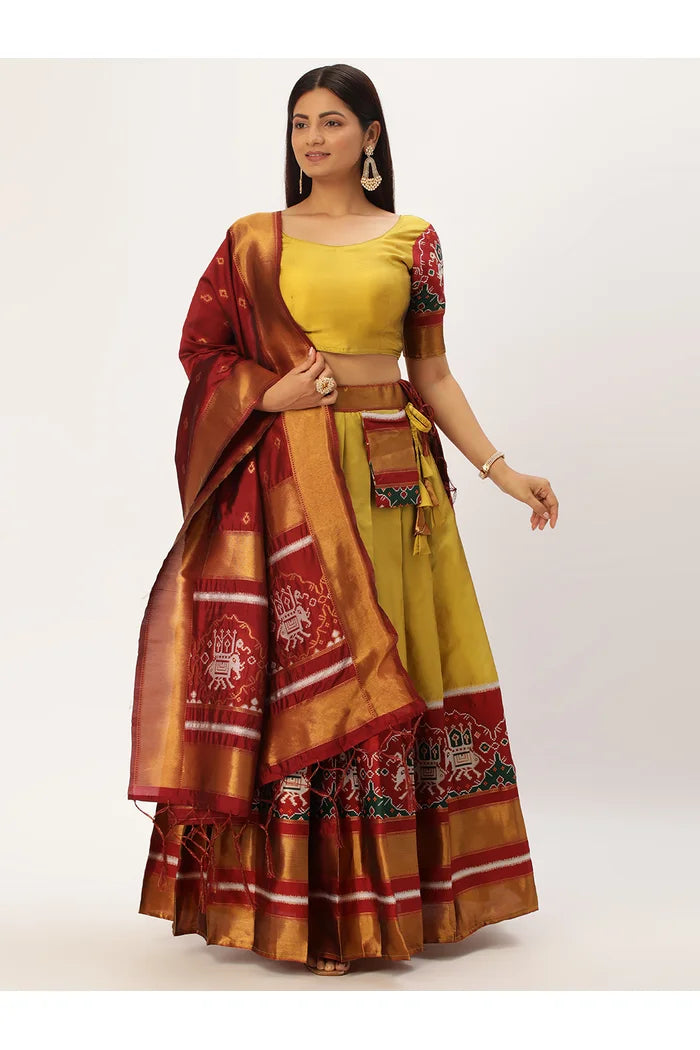 South Indian Festival Traditional Half Saree (Dharmi)