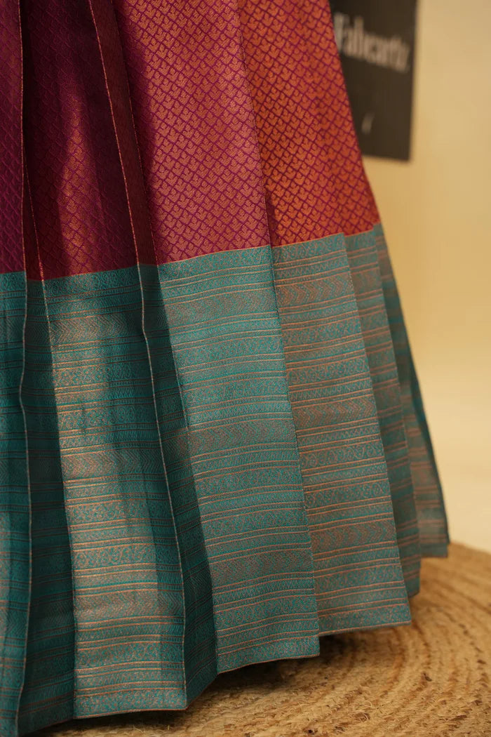 South Indian Festival Traditional Half Saree (Ival)