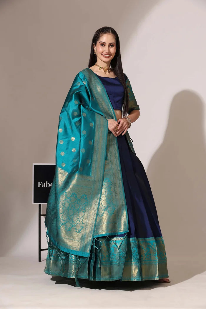 South Indian Festival Traditional Half Saree (Sundarii)