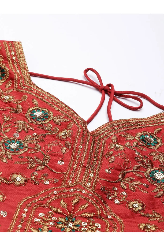 దక్షిణ భారత పండుగ సాంప్రదాయ హాఫ్ చీర (ప్రేక్షు)