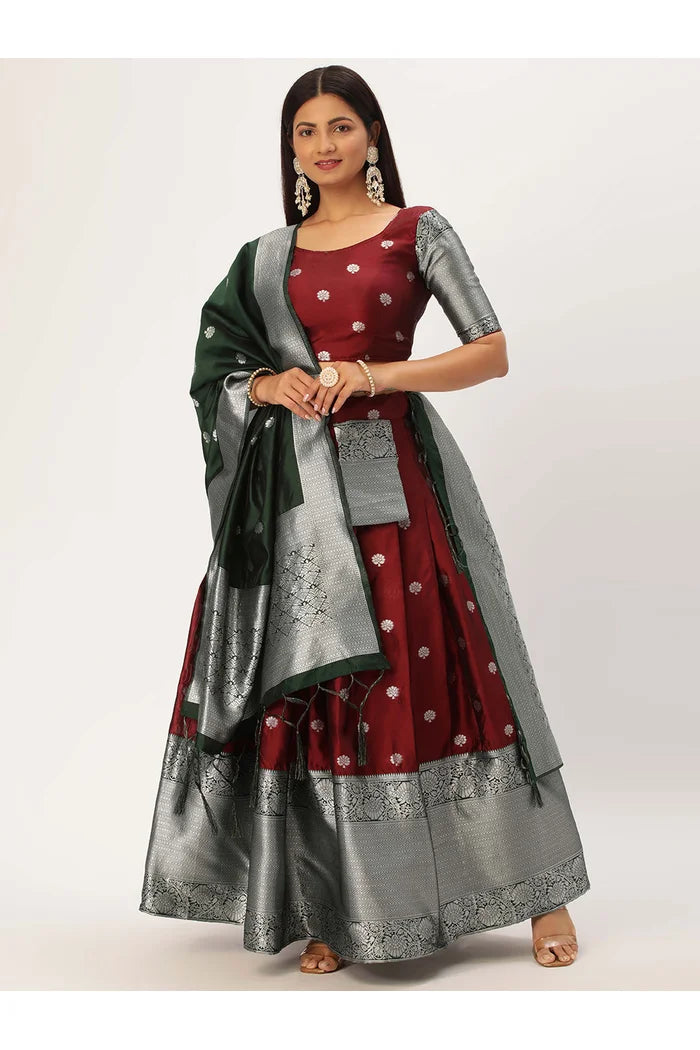 South Indian Festival Traditional Half Saree (Nehal)