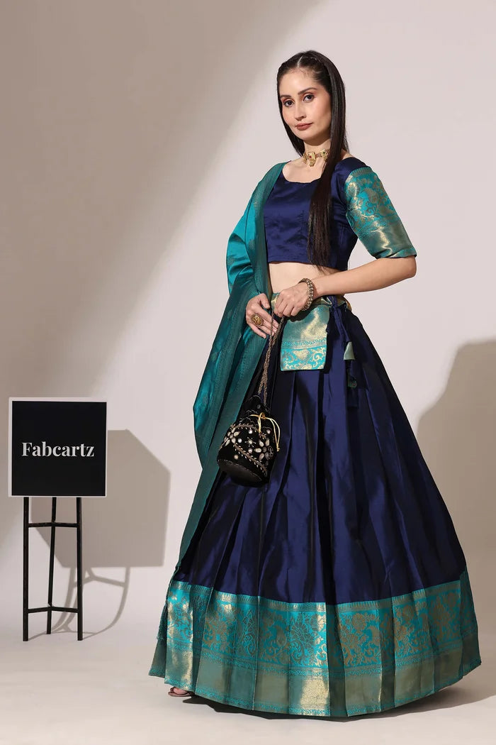 South Indian Festival Traditional Half Saree (Sundarii)