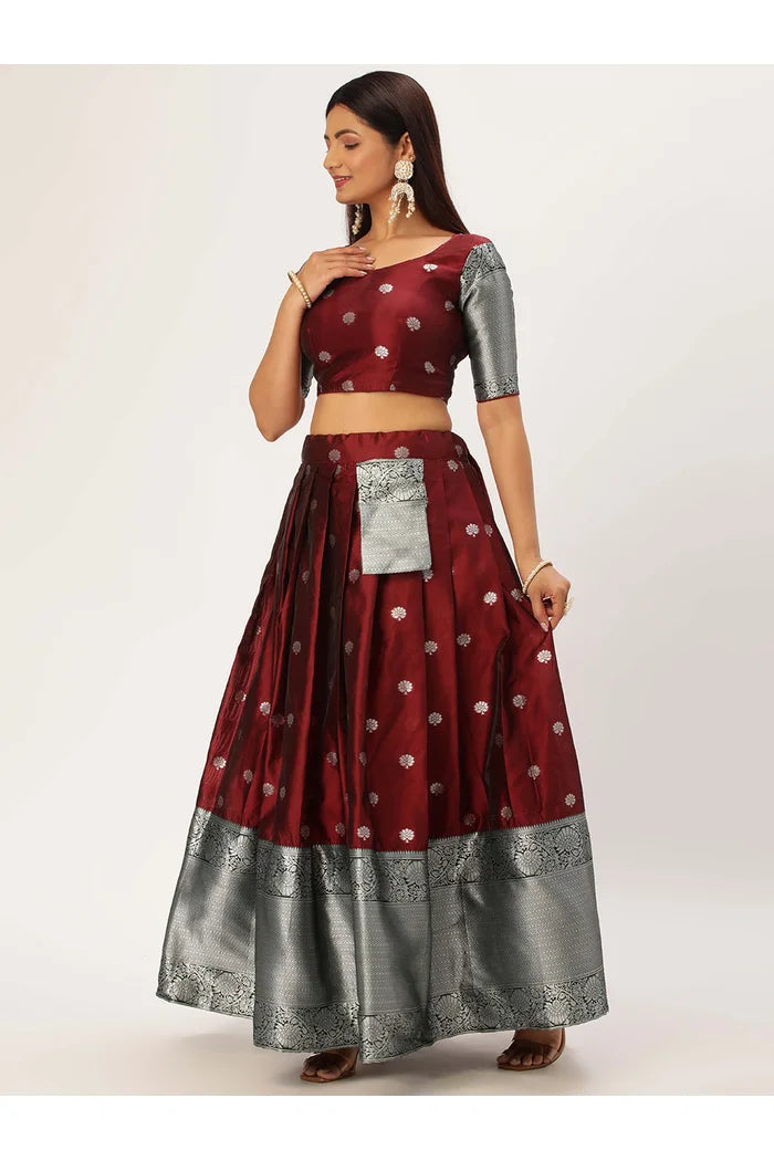 South Indian Festival Traditional Half Saree (Nehal)