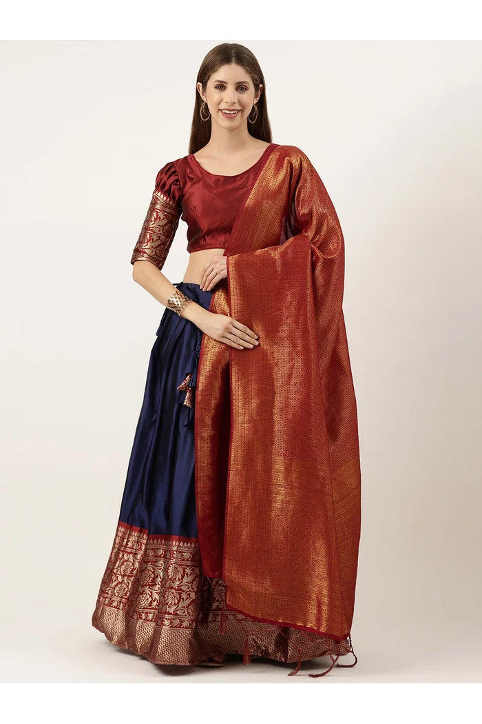 South Indian Festival Traditional Half Saree (Purnima)