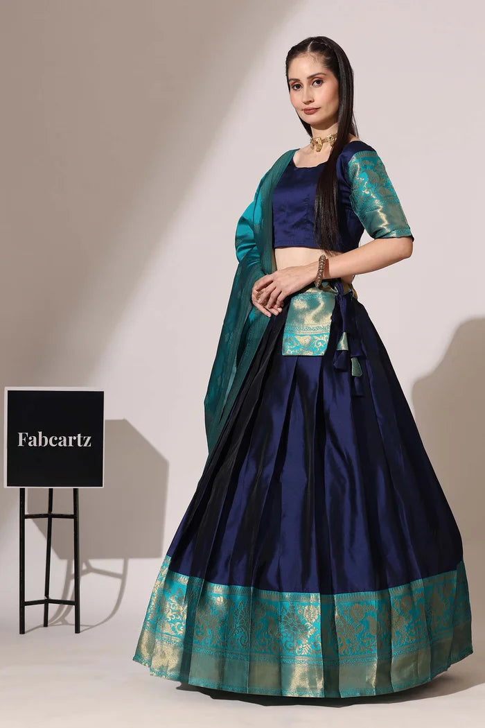 South Indian Festival Traditional Half Saree (Sundarii)