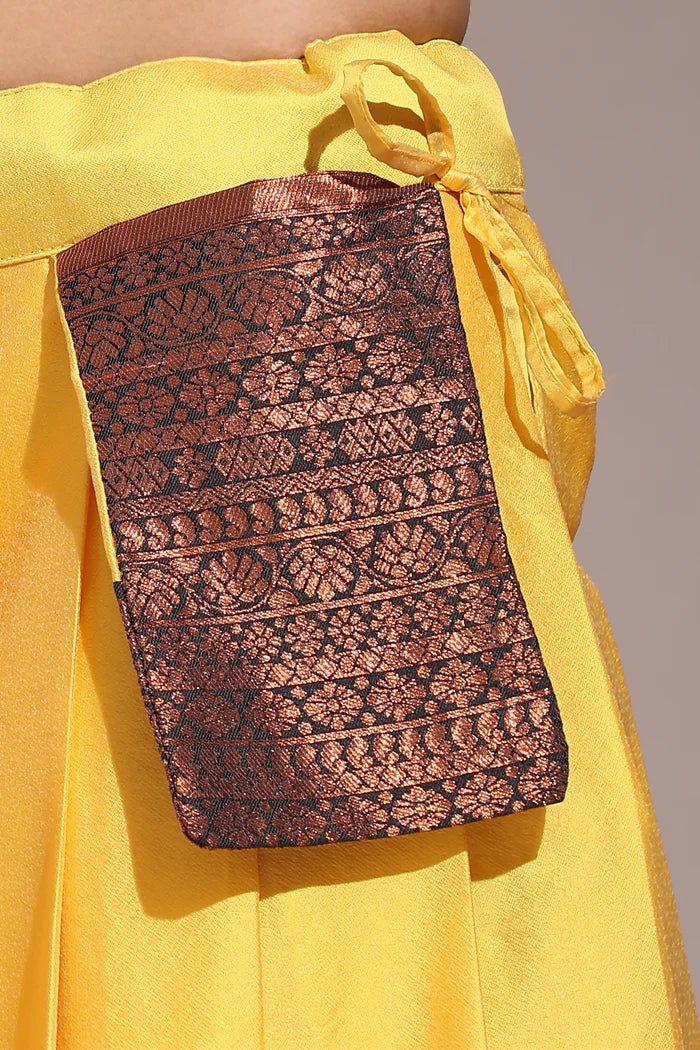 South Indian Festival Traditional Half Saree (Tanishq)