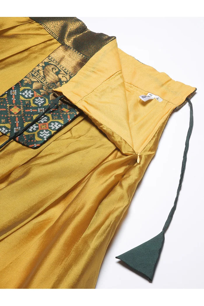 South Indian Festival Traditional Half Saree (Patola)