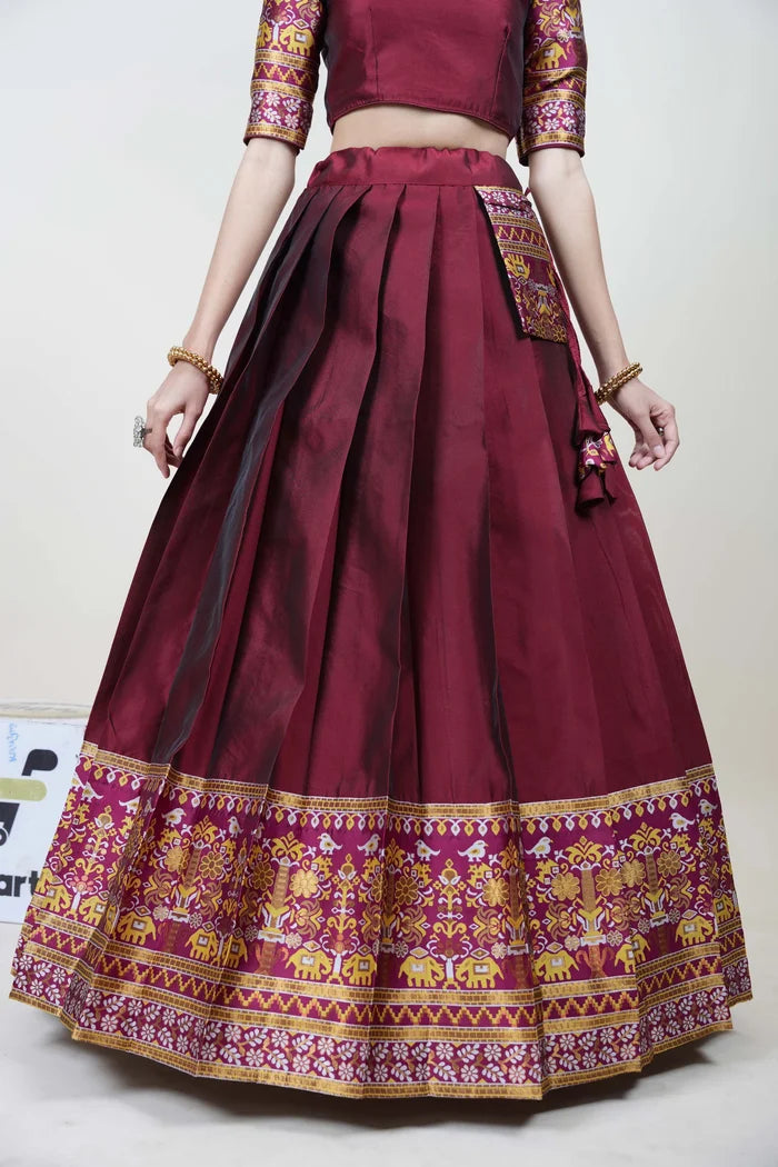 South Indian Festival Traditional Half Saree (Jagvi)