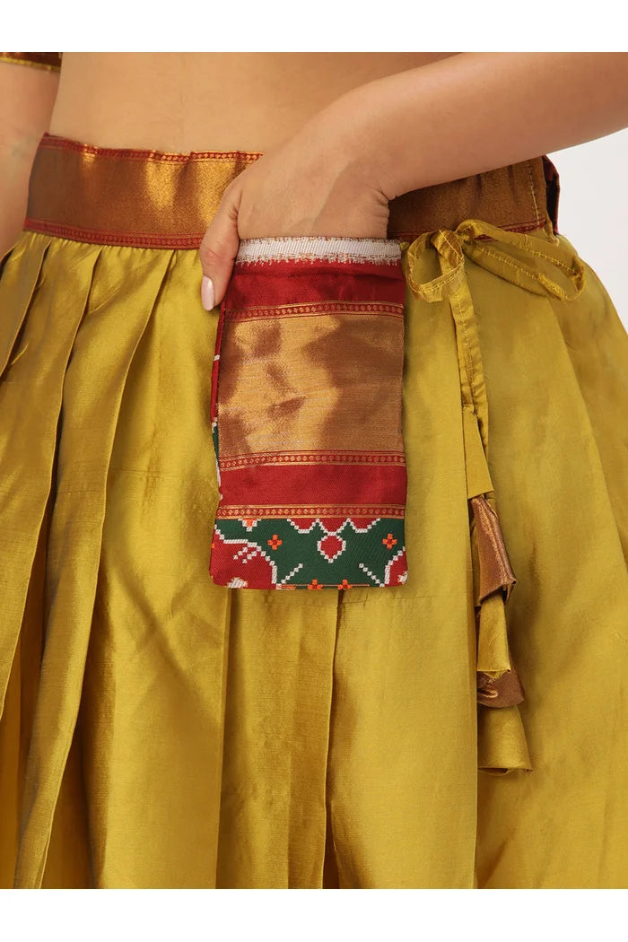 South Indian Festival Traditional Half Saree (Dharmi)