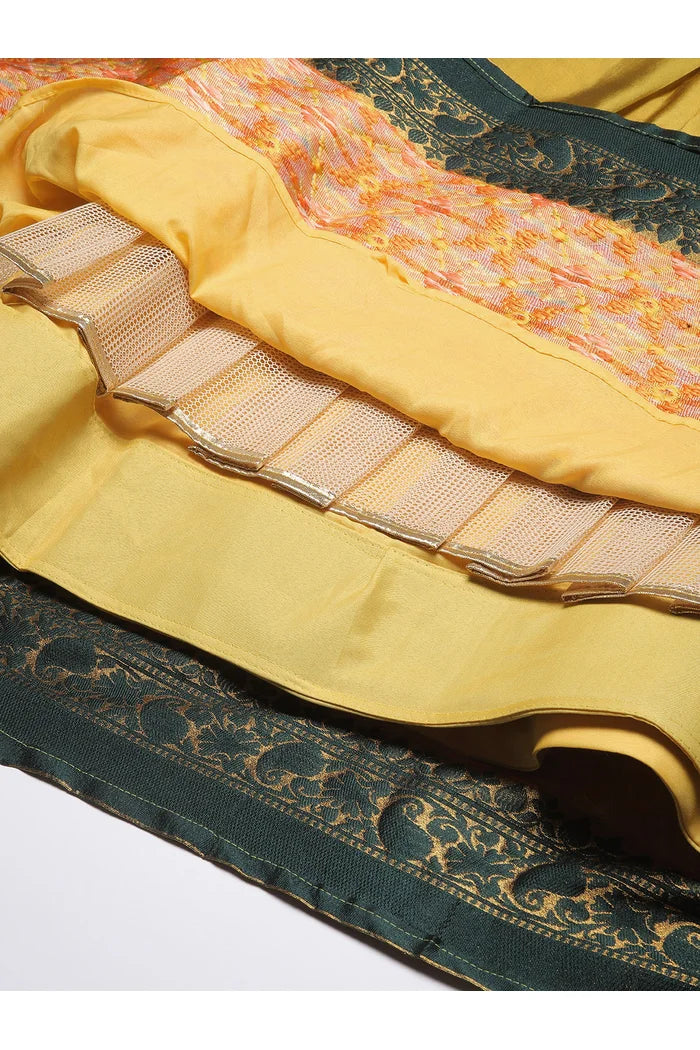 South Indian Festival Traditional Half Saree (Patola)